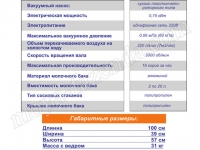 технические параметры Буренка-2