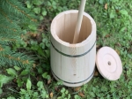 Деревянная ручная маслобойка 
